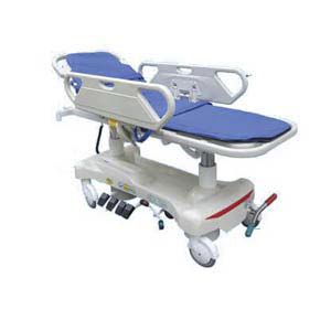 Barella con carrello da trasporto - TK-T205A - TENKO MEDICAL SYSTEM CORP - elettrica / a 2 sezioni