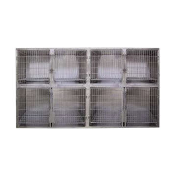 Gabbia veterinaria di isolamento - MV-01 - TENKO MEDICAL SYSTEM CORP - modulare / in acciaio inossidabile