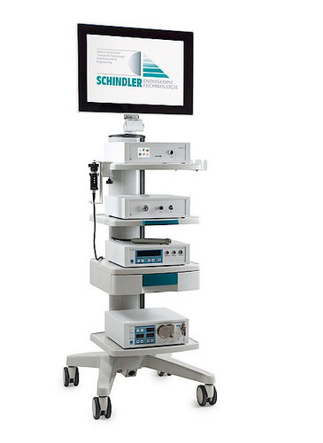 Colonna endoscopica per endoscopia a luce bianca - SCHINDLER Endoskopie Technologie - per endoscopia in fluorescenza / TXI