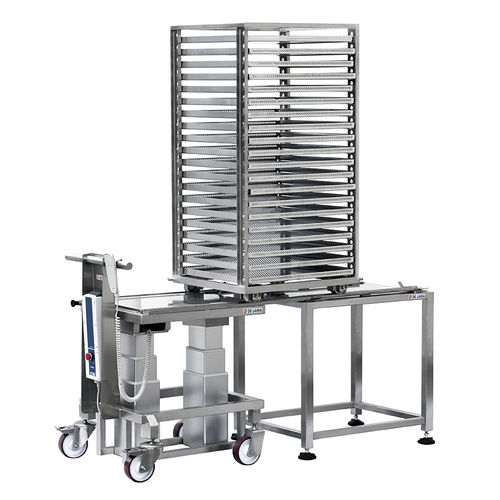 Carrello per camera di sterilizzazione - De Lama - per uso generale / di trasporto / elevabile