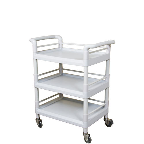 Carrello medico - DURO 1 - Egerton - per farmaci / di trasporto / 3 ripiani