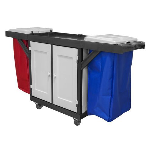 Carrello portabiancheria medico - AURA - Egerton - da trasporto / per biancheria / con ripiano