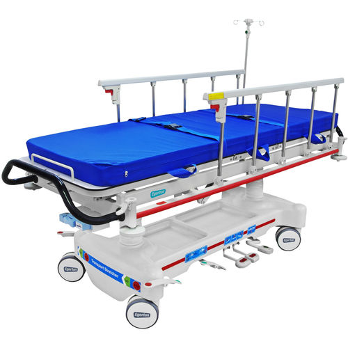 Barella con carrello di emergenza - CITO - Egerton - idraulica / ad altezza regolabile / con schienale regolabile