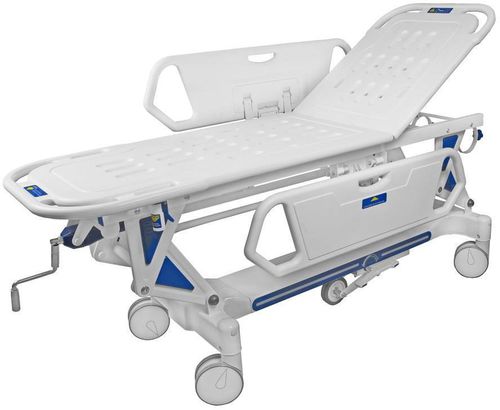 Barella con carrello da trasporto - MOBIL 2  - Egerton - manuale / ad altezza regolabile / con schienale regolabile