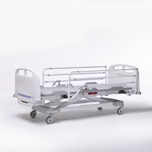 Letto da ospedale - Missaglia Spa - manuale / ad altezza regolabile / con rotelle