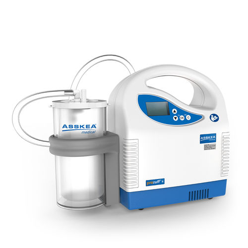Aspiratore chirurgico a batteria - PROWOUND® S - ASSKEA - per drenaggio chirurgico e sbrigliamento / portatile