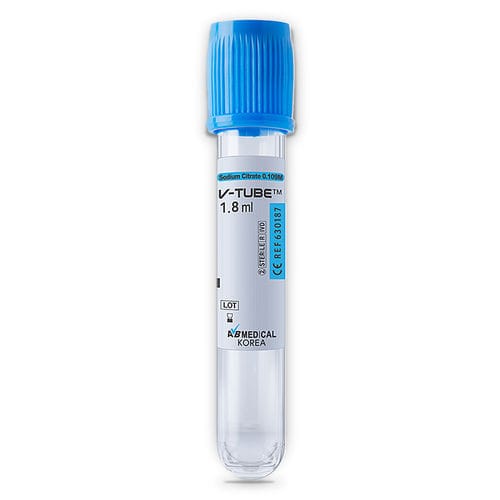 Provetta per prelievi cilindrico - 630277, 630187 - AB Medical, Inc. - in plastica / per prelievo campioni / con citrato di sodio