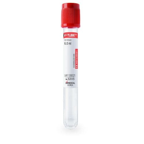 Provetta per prelievi cilindrico - V-TUBE™ - AB Medical, Inc. - di siero / in plastica / per prelievo campioni