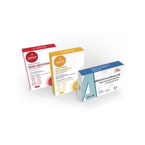Test rapido per diagnosi COVID-19 - Winter-Well-1 - Abingdon Health - dell'influenza / della vitamina D / di ferro