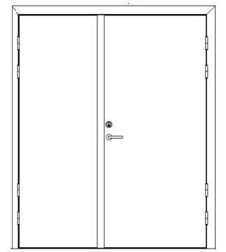 Porta per radioterapia - UD series - BETA AntiX - scorrevole / battente / in acciaio inossidabile