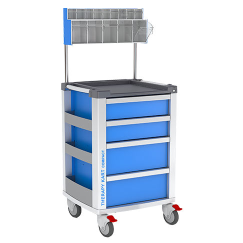 Carrello medico - THERAPY KART® COMPACT - Weiko - di trasporto / 4 cassetti / con cassettini