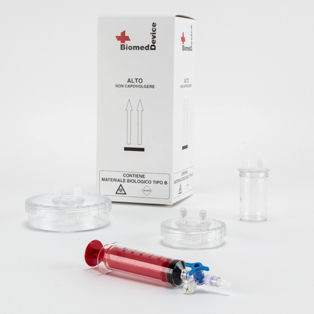 Siringa per medicina estetica - TS30 - Biomed Device s.r.l. - per plasma ricco in piastrine / con applicatore spray
