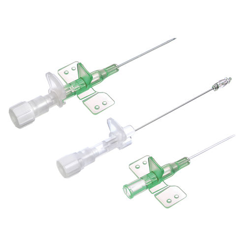 Cannula per accesso vascolare - Polymed Polycan Safety - GBUK Group - dritta / monouso