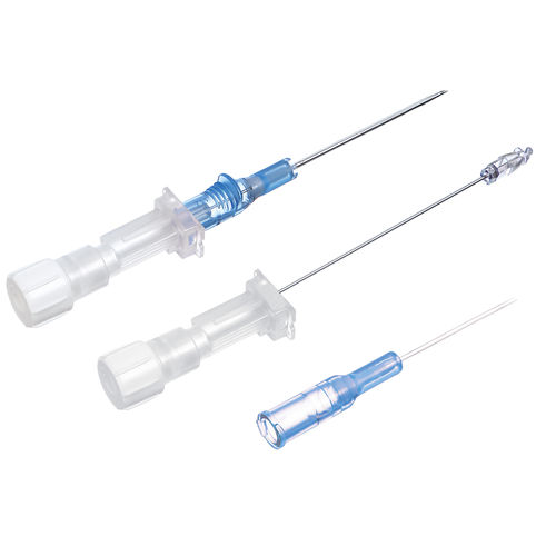 Cannula per accesso vascolare - Polymed Polywin Safety - GBUK Group - dritta / monouso