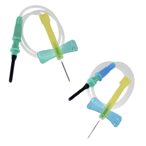 Ago per prelievo di sangue - BC07-2119-20 - GBUK Group - di sucurezza / con alette / 21G
