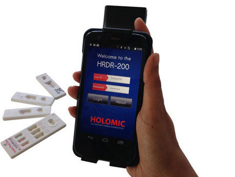 Analizzatore POC a flusso laterale - HRDR-200 - Holomic LLC - multiparametrico / biologico / portatile