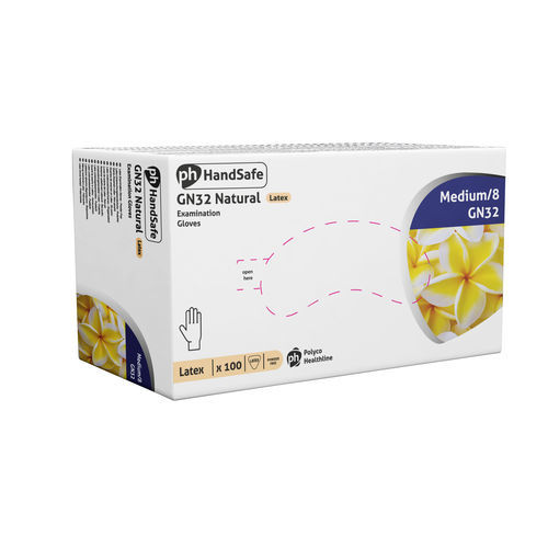 Guanto in lattice - GN32 - Polyco Healthline - medico / senza polvere / non sterile