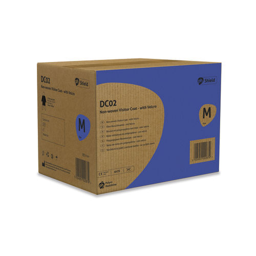 Camice per visitatore unisex - DC02 - Polyco Healthline - in polipropilene / in tessuto non tessuto / bianco