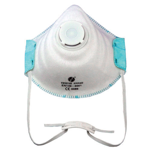 Maschera respiratoria EN 149 - FM3016 - Polyco Healthline - in polipropilene / in tessuto / in poliestere