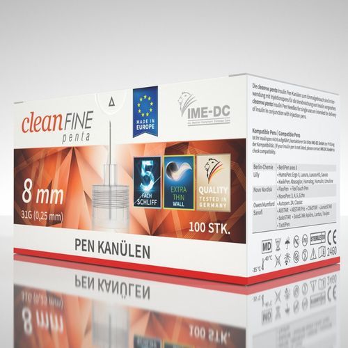 Ago per iniezione di insulina - cleanFINE penta  - IME-DC - penna / 31G