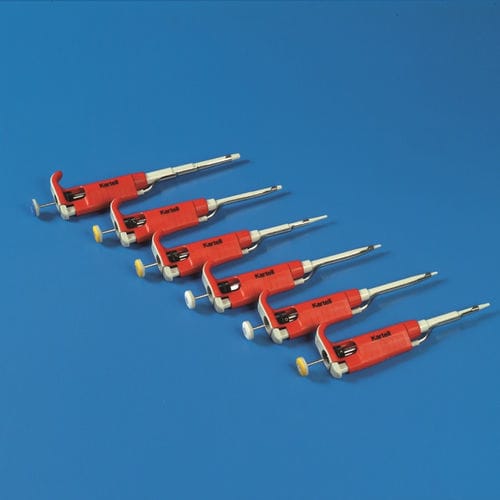 Micropipetta meccanica - Pluripet PL series - Kartell S.p.A. - a pistone / a un canale / a volume regolabile