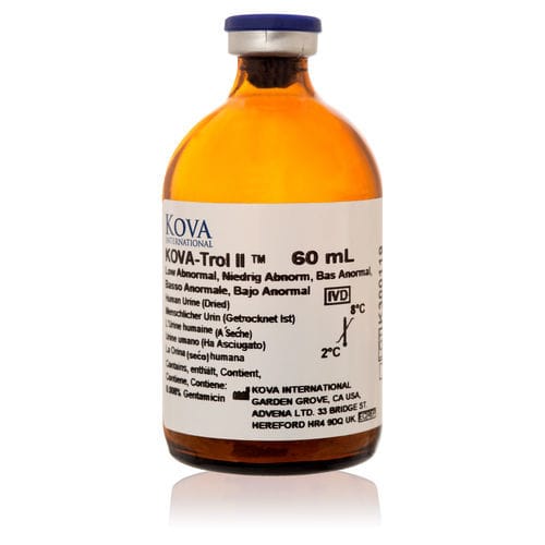 Reagente per microalbumina - KOVA-Trol® - Kova International, Inc. - di controllo qualità / per analisi di urina / liofilizzato