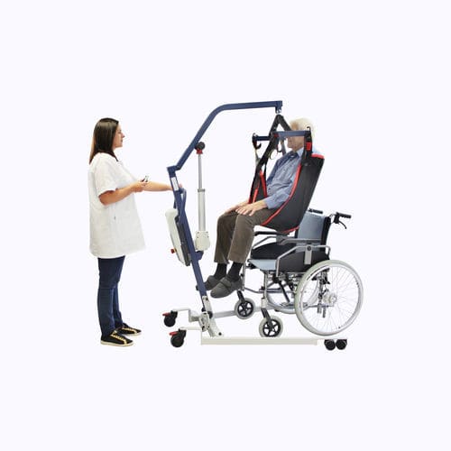 Sollevapersone elettrico - FLYER PLUS - Nausicaa Medical - con rotelle / elevatrice / pieghevole