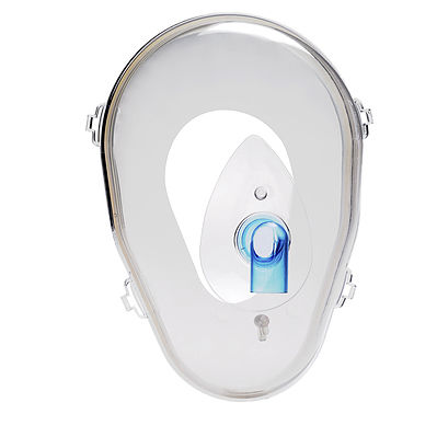 Maschera di ventilazione in silicone - BITRAC® SHIELD - Pulmodyne - monouso / trasparente