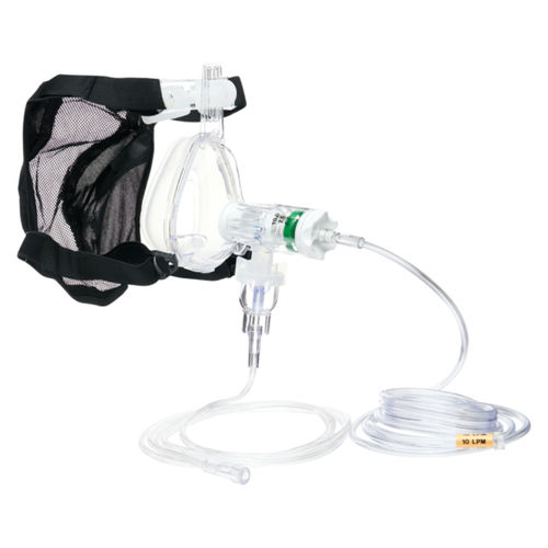 Maschera di ventilazione CPAP - GO-PAP ™ - Pulmodyne - monouso / trasparente / regolabile