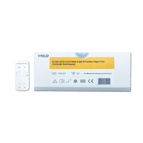 Test rapido per diagnosi COVID-19 - GLINE - Shenzhen Yhlo Biotech Co., Ltd. - di proteine / d'IgG / SARS-COV-2