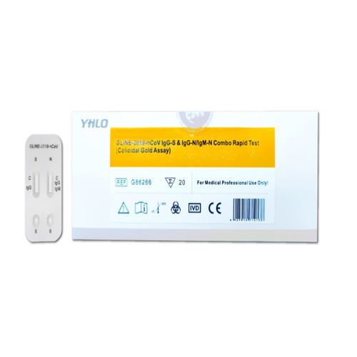 Test rapido per diagnosi COVID-19 - G86266 - Shenzhen Yhlo Biotech Co., Ltd. - di proteine / d'IgG / di IgM