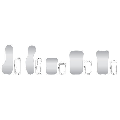Specchietto dentale da fotografia - SSM series - Steritrays - portatile / con superficie frontale