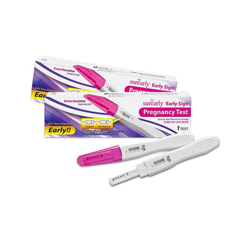 Test rapido di gravidanza - Surearly™ - Sugentech, Inc. - di HCG / a cassetta