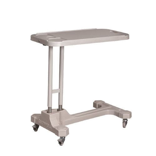 Tavolino servitore ad azionamento pneumatico - TM-E 5012 - Turmed - con rotelle / ad altezza regolabile