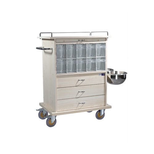 Carrello medico - TM-B 2023 - Turmed - per farmaci / per trattamenti / con cassettini