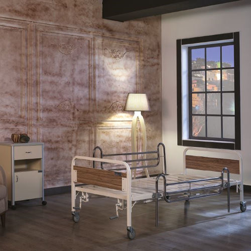 Letto da ospedale - TM-D 4074  - Turmed - manuale / ad altezza fissa / con rotelle