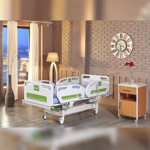 Letto da ospedale - TM-D 4055  - Turmed - elettrico / con rotelle / pesapersone