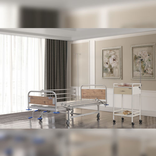 Letto da ospedale - TM-D 4017  - Turmed - manuale / ad altezza fissa / con rotelle