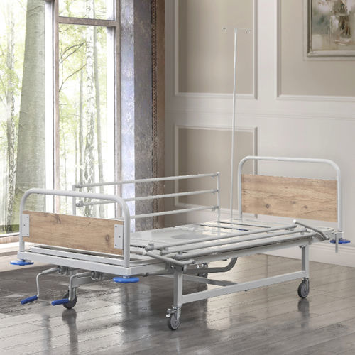 Letto da ospedale - TM-D 4020 - Turmed - manuale / con rotelle / a 3 sezioni