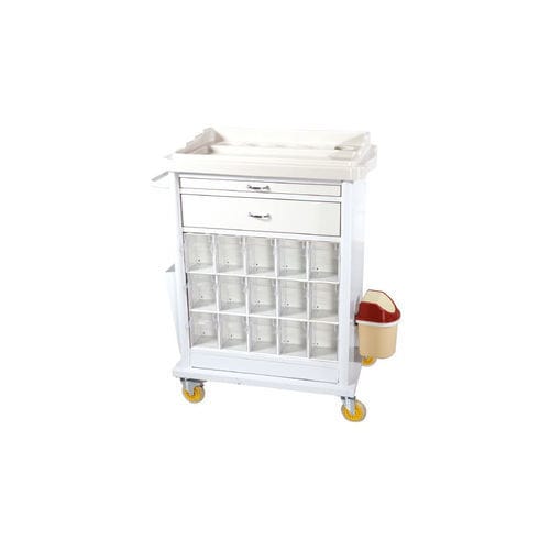 Carrello medico - TM-B 2030 - Turmed - di emergenza / per farmaci / con sonda