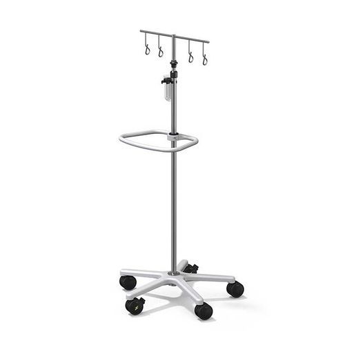 Asta portaflebo con rotelle - AMTRION GmbH - 4 ganci