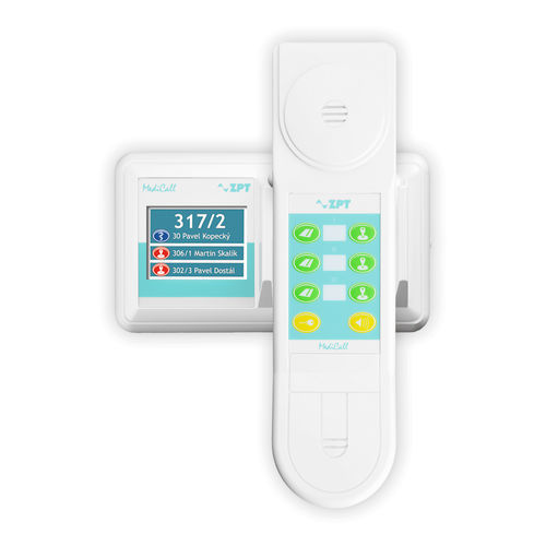 Sistema di chiamata infermiera IP - SJD - ZPT Vigantice spol. s r.o. - telefonico / per struttura sanitaria