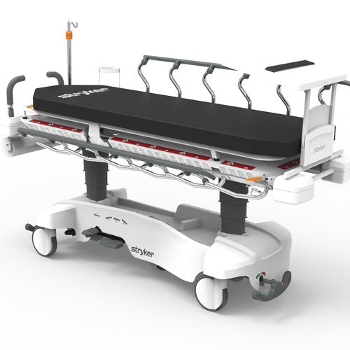 Barella con carrello per diagnostica per immagini - ST1 Series - Stryker Acute Care - da trasporto / manuale / a sezione unica