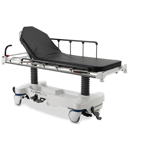 Barella con carrello da trasporto - Stryker Acute Care - manuale / ad altezza regolabile / 2 sezioni