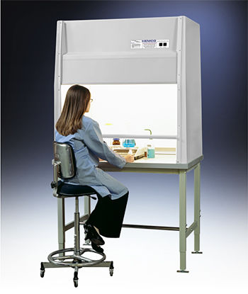 Cappa per aspirazione chimica - 92025	 - HEMCO - da laboratorio / da terra / a carboni attivi