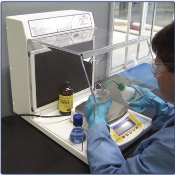 Cappa per aspirazione chimica - MicroFlow II - HEMCO - da laboratorio / da banco / a carboni attivi