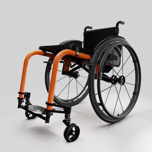 Sedia a rotelle pieghevole - PLIXA - Aria Wheels - manuale / da esterno / da interno