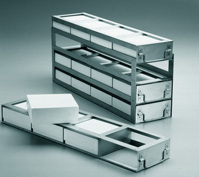 Rack di stoccaggio in alluminio - Artlab - con cassetti