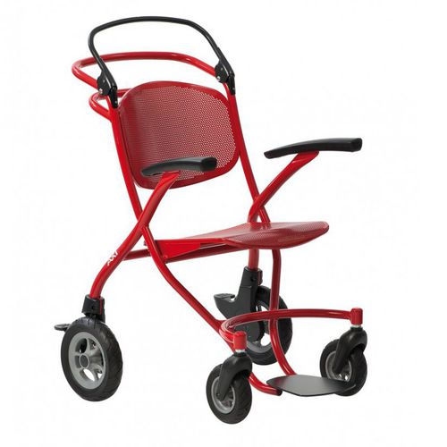 Sedia portantina da interno - Axi2GO - Life & Mobility - per esterni / impilabile / con poggiagambe