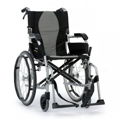 Sedia a rotelle manuale - Karma Ergo Lite - Life & Mobility - da esterno / da interno / pieghevole